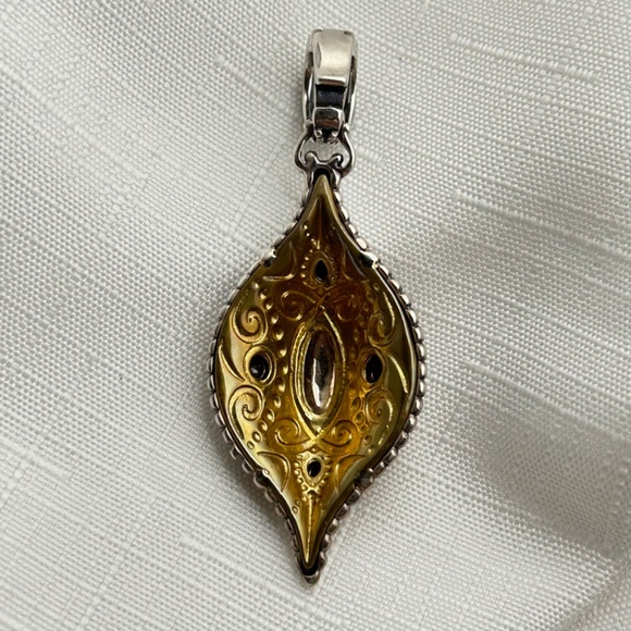 Carolyn Pollack 925 Sterling Silver, Copper, Brass Enhancer Pendant Opulence - Picture 7 of 13